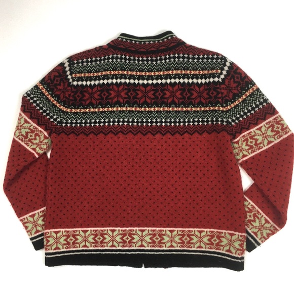 Cambridge dry goods wool nordic sweater fair isle - Picture 3 of 6